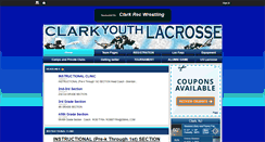 Desktop Screenshot of clarklacrosse.com